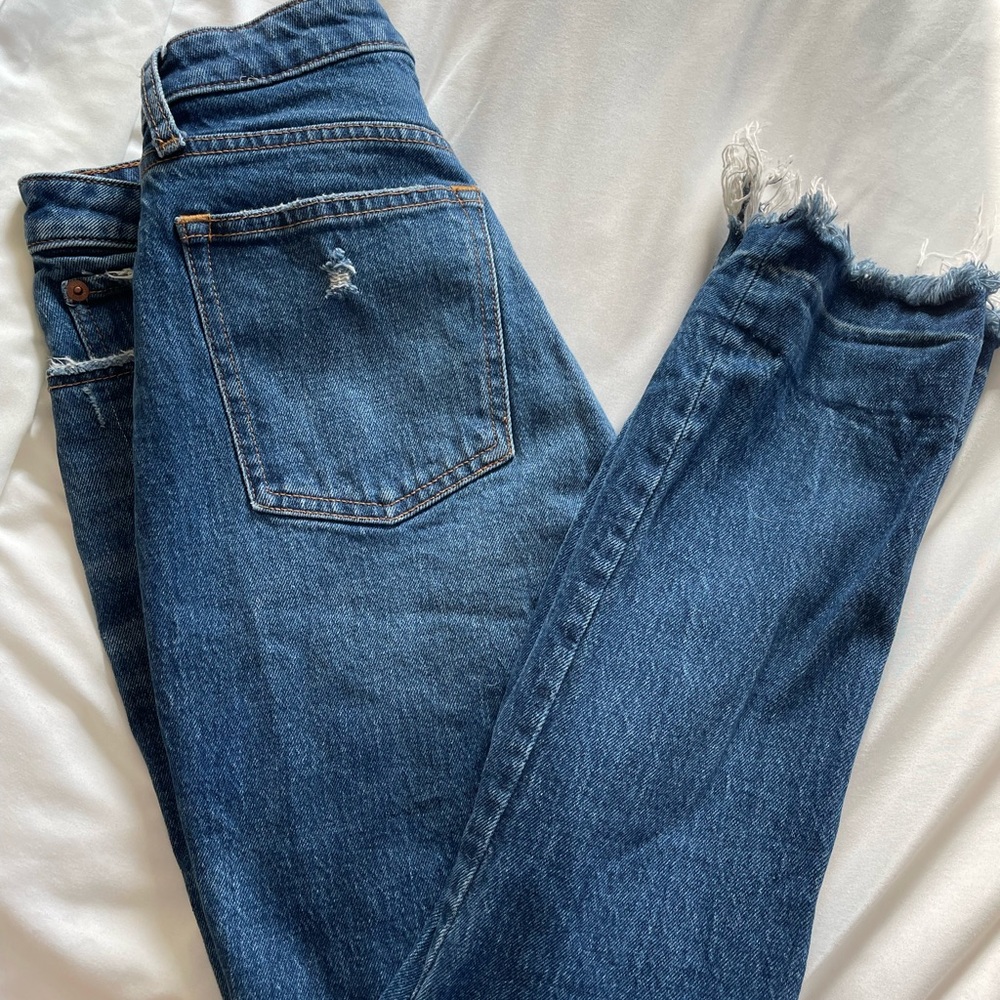 Abercrombie skinny high rise curve love jeans